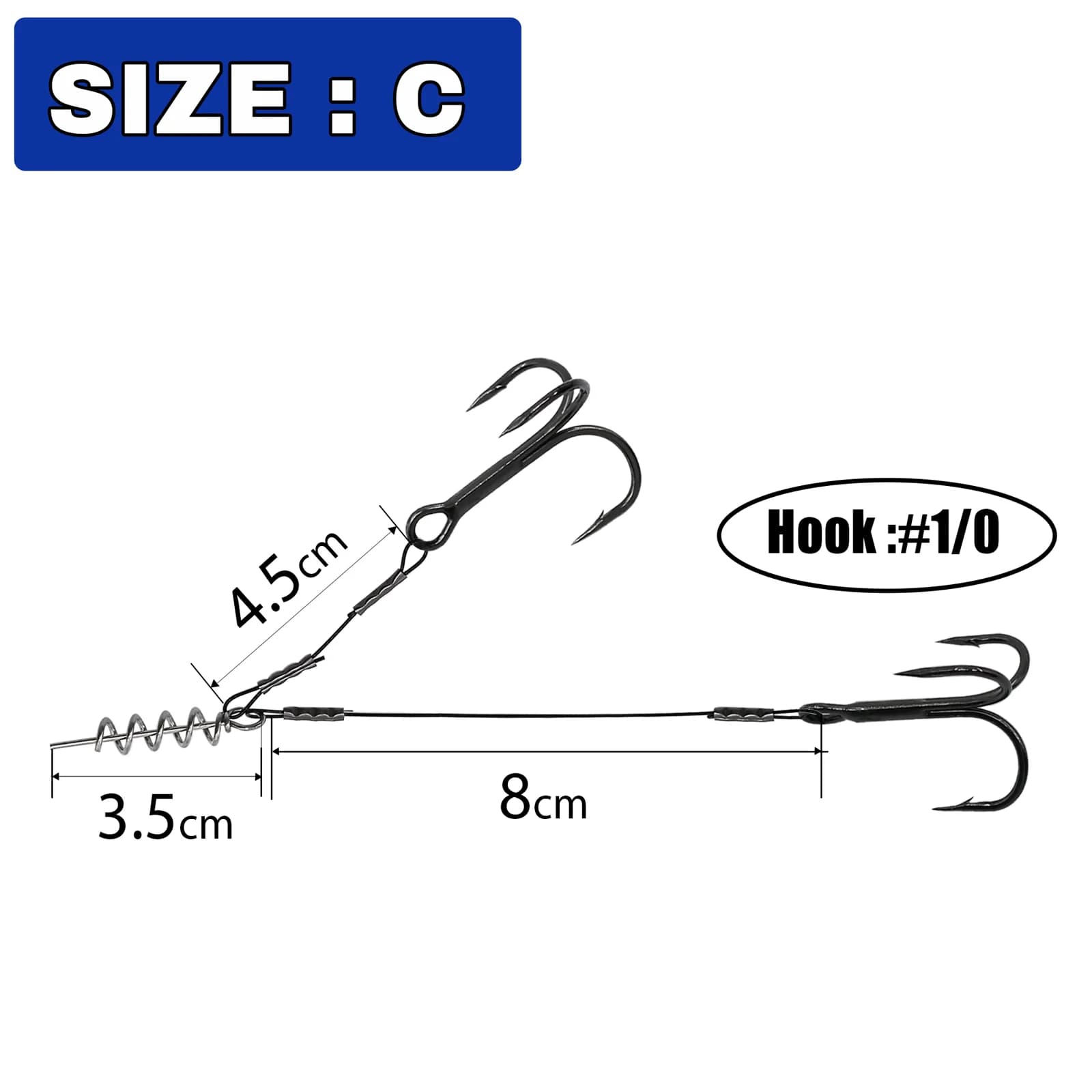 Rig Pike Stinger dengan Kail Treble untuk Umpan Lembut