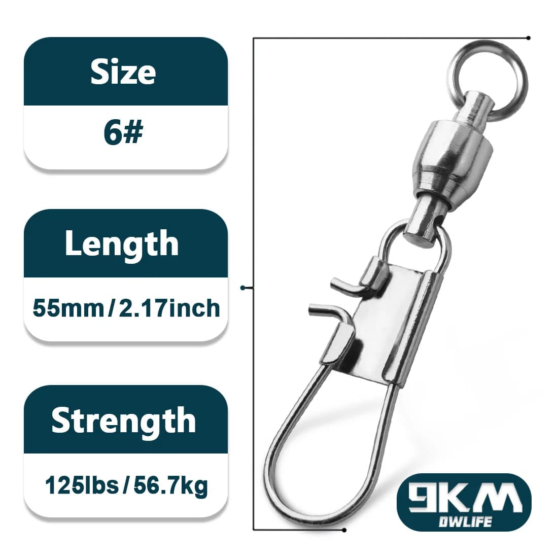 Swivel Pin Snap Interlock Bearing Bola