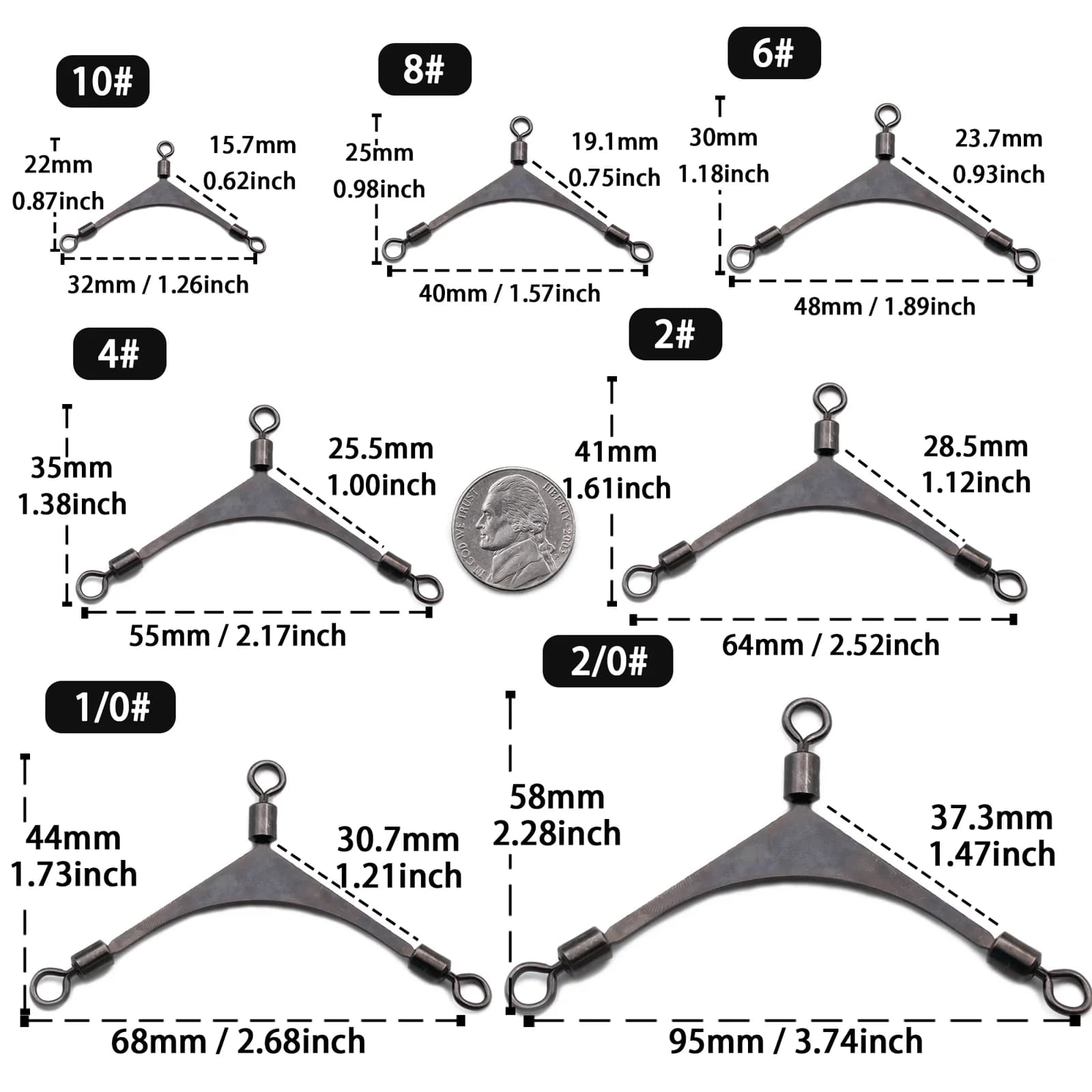 Swivel Baril Berputar 3-Hala 15-60 Pcs