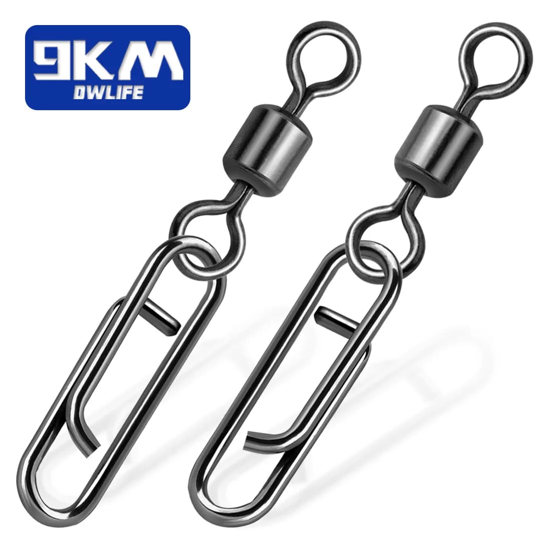 Swivel Berputar dengan Klip Kuat & Cincin Pecah