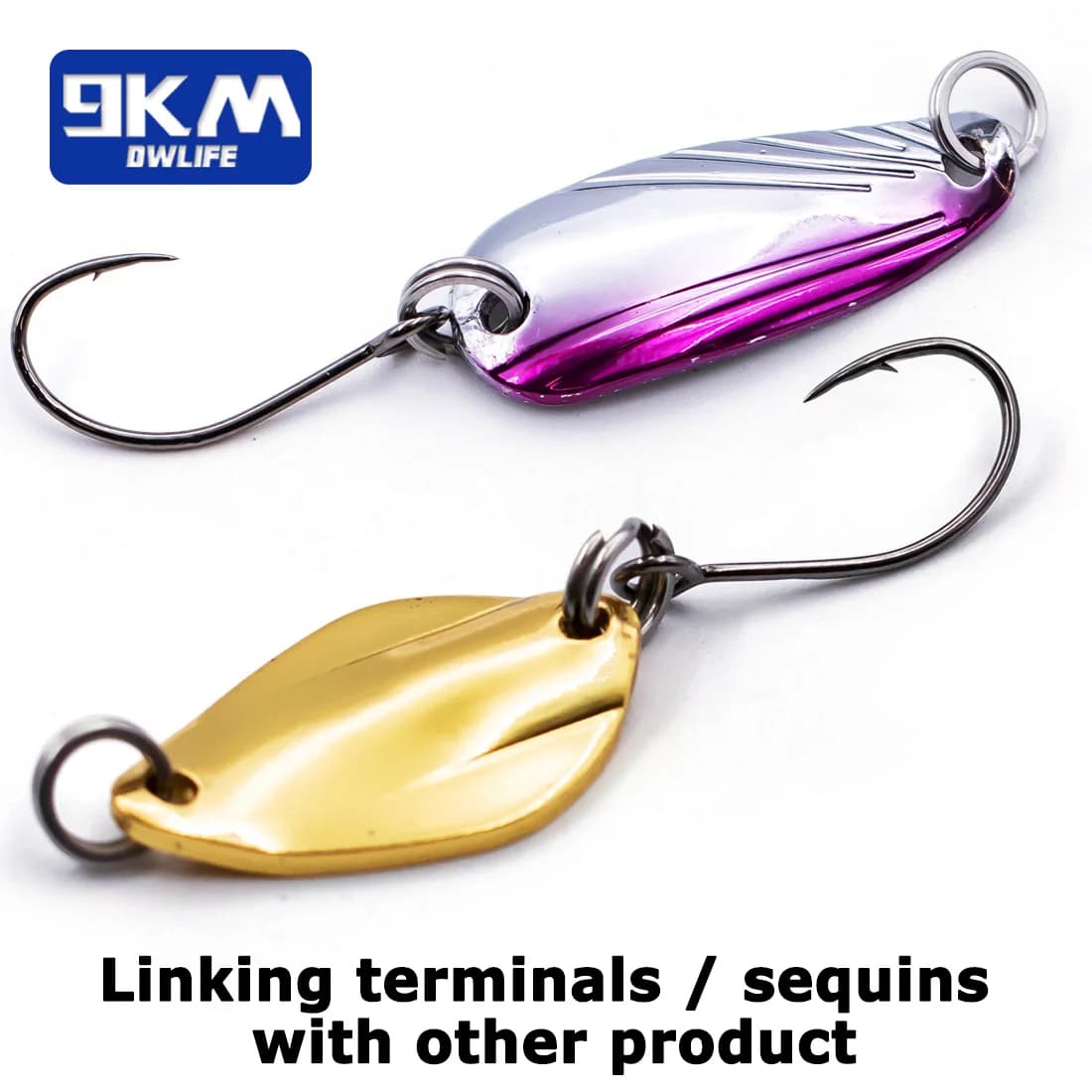 Cangkuk Tunggal untuk Spoon dan Blade Bait, 50-200 Pcs