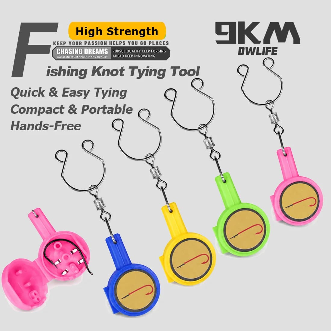 Set Alat Ikatan Simpul Pancing Fly 5pcs