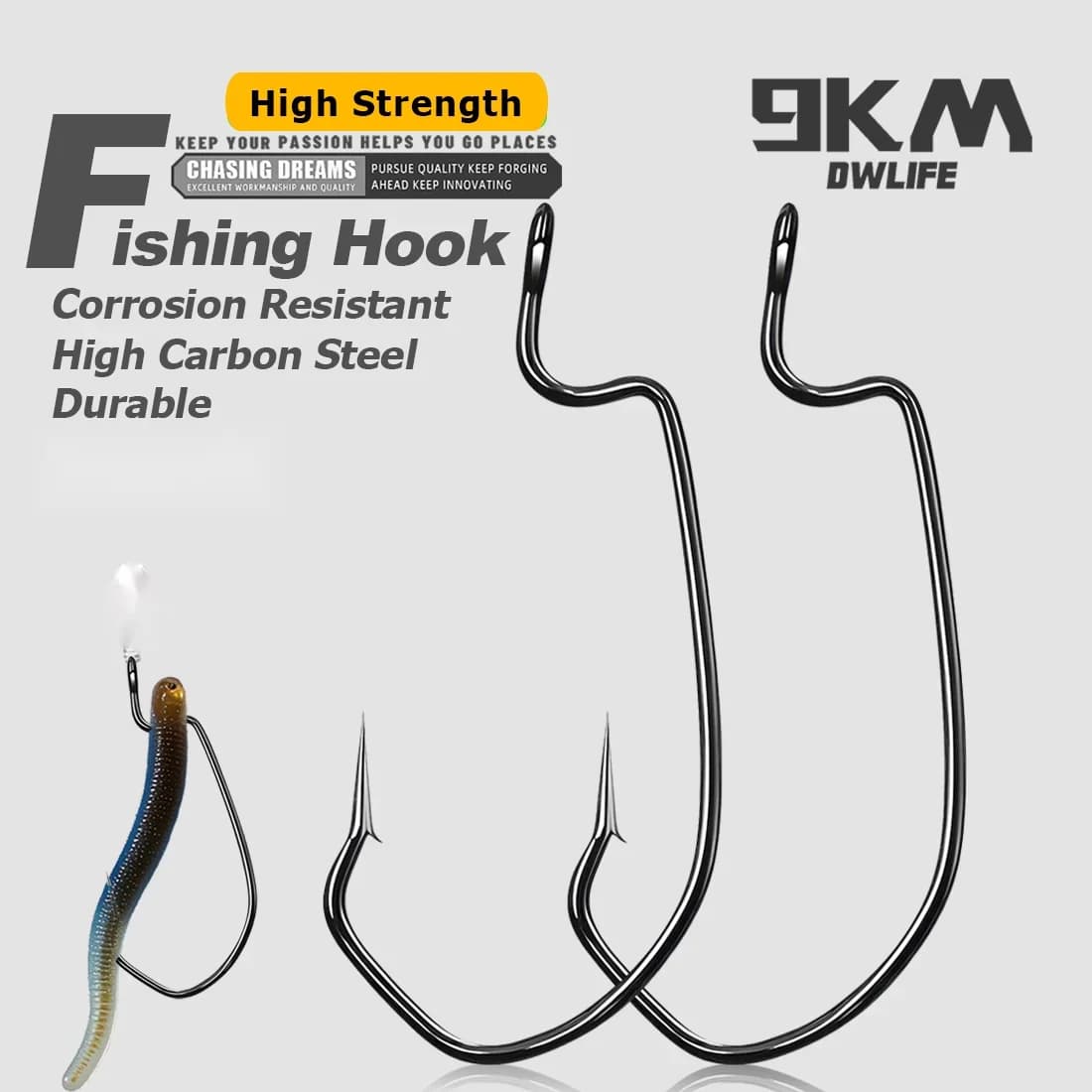 Kail Cacing V-Bend Wide Gap EWG, 25-100 Keping
