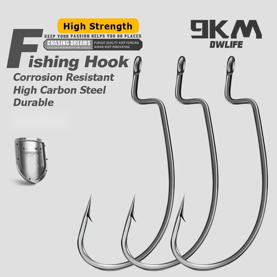 Kail Cacing Memancing Bass EWG, 25 Pcs