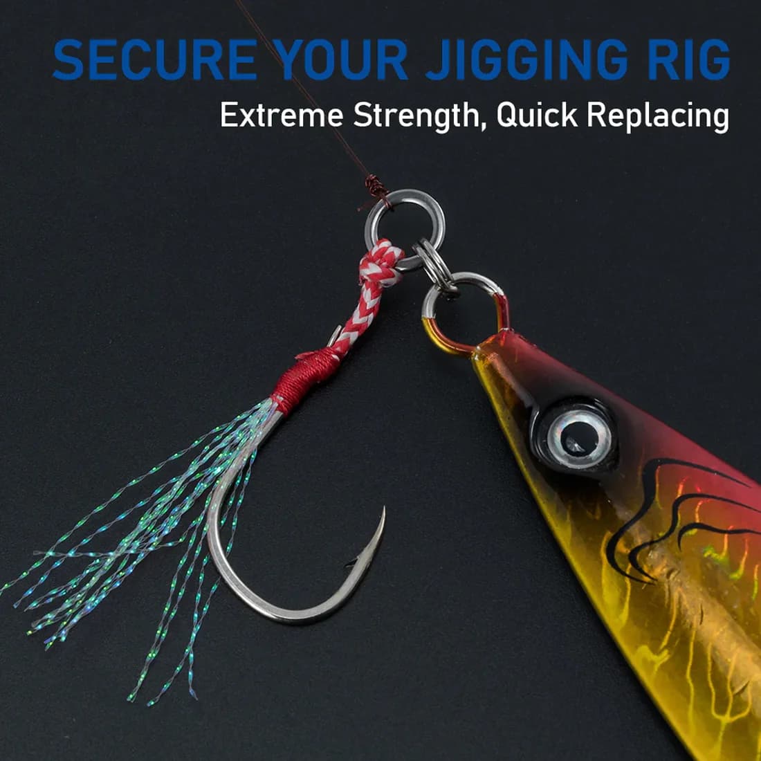 Gelang Padat Keluli Tahan Karat untuk Rig Jig