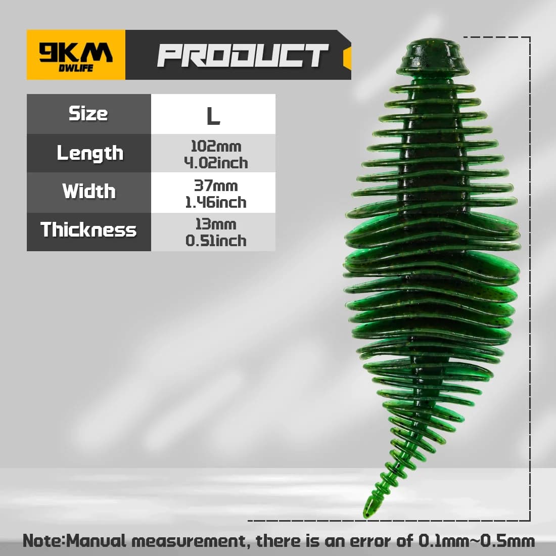Swimbait Lembut PVC Insang Bellows 10pcs