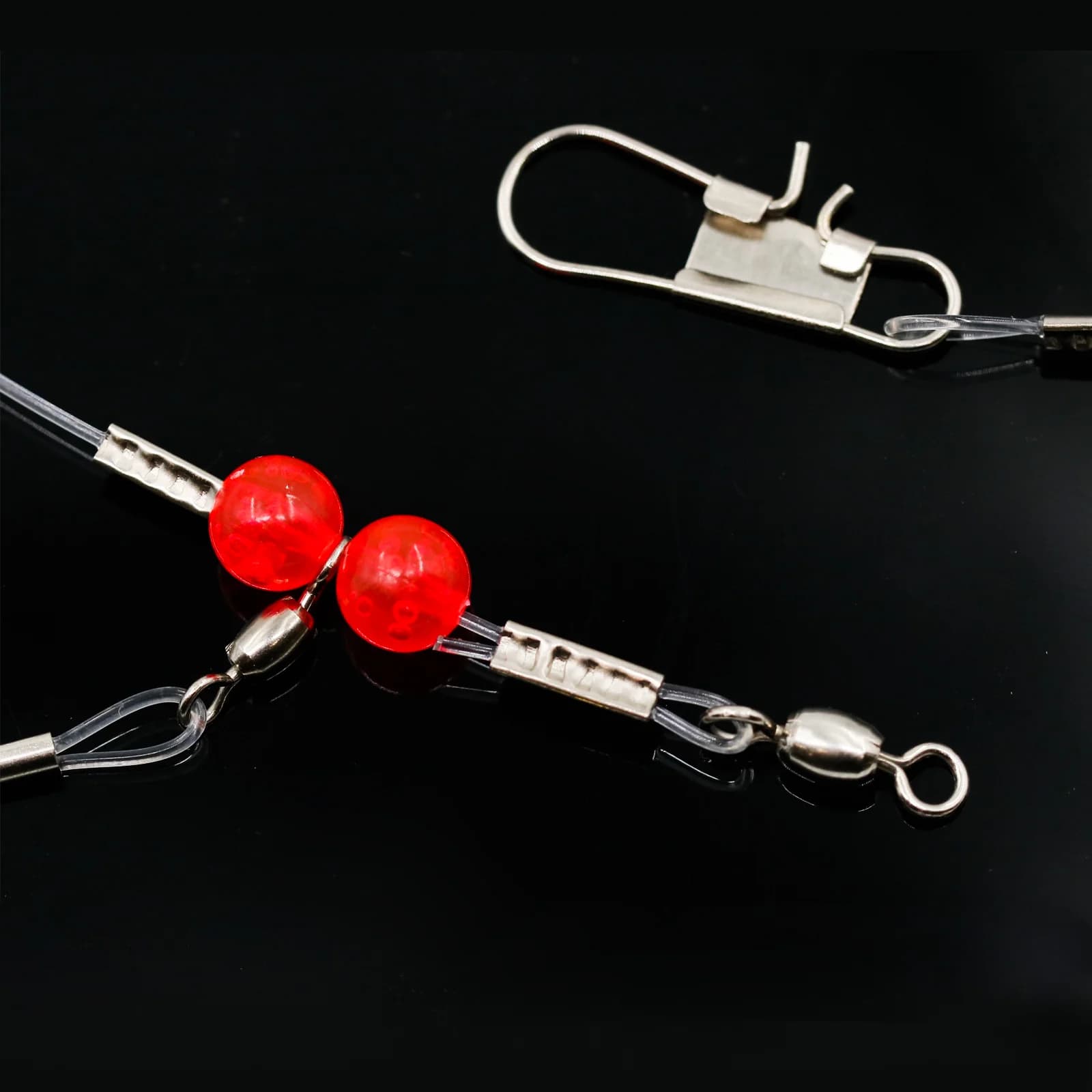 Set Rig Penyambung Kail Swivel 3-Hala (6pcs)